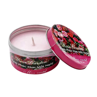 Velas Aromáticas de Lujo en Lata Personalizadas, Cera de Palma, Cilindro, Marca Privada, Decoración para el Hogar, Regalo de Vietnam, Navidad, Año Nuevo, Bodas