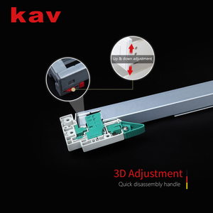 Riel de Extensión Completa Moderno, Sincronizado, con Cierre Suave, Resistente, Ajustable en 3D, Oculto, para Cajones de <span class=keywords><strong>Cocina</strong></span> y Comedor - Product Image 5