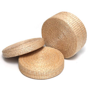 Taburete Otomano de Jacinto de Agua, Precio Más Bajo, Puf Natural, Silla Otomana Tejida, Taburetes Puf - Product Image 5