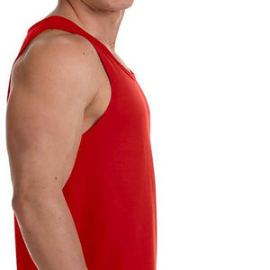 Ropa deportiva Camiseta sin mangas de secado rápido para hombre a la venta Mejor fabricante Logotipo personalizado Gimnasio Fitness Camiseta sin mangas para hombre con tamaño personalizado - Product Image 2