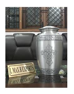 Urnes funéraires en métal pour cendres d'adultes, faites à la main, style unique, commémoration funéraire en aluminium, public cible : adultes - Product Image 6