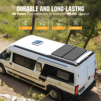 Panneau solaire rigide à cellules demi-coupées Rvpozwer à haute efficacité 22%, module photovoltaïque, cellules solaires personnalisables, camping en plein air, portable, 25 ans