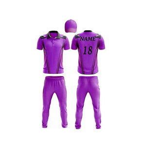 Conjuntos de Uniformes de Cricket Estampados, Jersey Deportivo y Pantalones Cortos Cómodos de Talla Grande para Adultos - Product Image 3