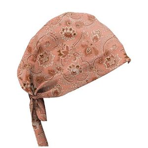Gorro de fregado impreso Estilo regular Ajustable Elástico Antimicrobiano Multiuso Higienista dental Uniforme de clínica Gorros de fregado lavables - Product Image 3
