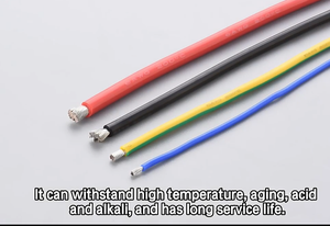 Braided Stranded Heat Resistant Insulated <b>Electrical</b> <b>Wire</b> Tinned Copper Silicone Rubber Fiberglass High Temperature - Product Image 6