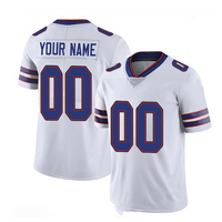 Maillots de football américain personnalisés sublimés, respirants, 100 % polyester, séchage rapide, avec logo personnalisé, nom de l'équipe et tailles pour adultes