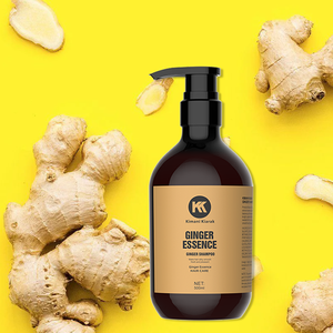 Livraison rapide, shampooing au gingembre biologique à étiquette privée pour la croissance et l'épaississement des cheveux, shampooing anti-chute de cheveux, shampooing pour la repousse des cheveux - Product Image 1