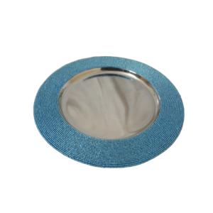 Placa de cargador de lujo hecha a mano para hoteles, catering, mesa de cena esmaltada de Color, accesorios para servir, servidor de calidad estándar - Product Image 3