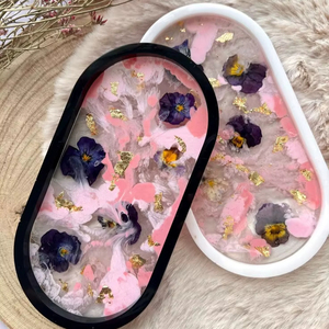 FABRICATION d'un plateau de service en résine époxy fait à la main. Essentiels de cuisine uniques pour la maison, le restaurant, l'hôtel et la décoration. - Product Image 1