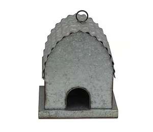 Alimentador de pájaros de Metal colgante para jardín, construcción de hierro duradero, resistente a la intemperie, alimentador de semillas de pájaros salvajes, uso de decoración al aire libre - Product Image 2