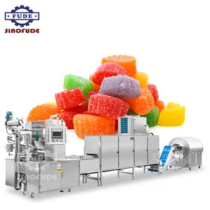 Tự động chất lượng cao starchless gelatin Gummy servo Motor mềm kẹo làm máy dây chuyền sản xuất