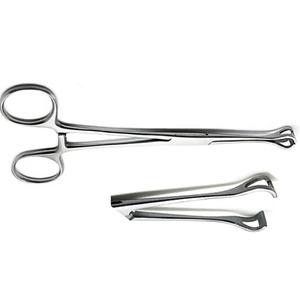 คีมหนีบเนื้อเยื่อทารกแรกเกิดทำจากสเตนเลสสตีลใช้ในการผ่าตัดขนาด20ซม. ดีไซน์ขากรรไกรเพื่อการควบคุมเนื้อเยื่ออ่อนโยนที่ปลอดภัย - Product Image 2