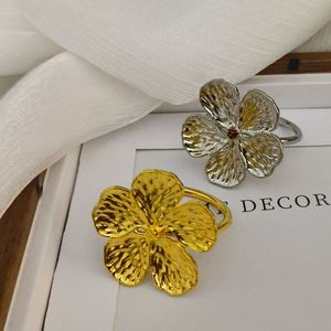 Qualité industrielle Or Argent Corne Serviette Tissu Anneau Titulaires Arbre De Noël Ronds De Serviette - Product Image 2