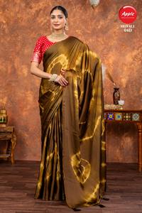 The Premium Srivali Modal Gajji Sartin Soft Elegant and Comfortable <b>saree</b> A Perfect for events & occasions - Product Image 4
