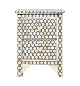 Console en incrustation d'os, table en incrustation d'os de style marocain - Product Image 4