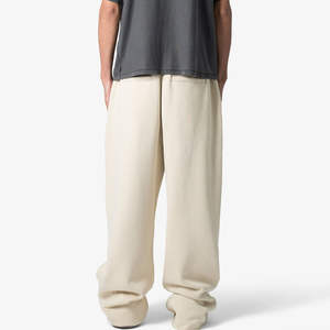 กางเกงขายาวผู้ชายทรงหลวมขาตรงผ้าฟลีซหนา 400 GSM แบบสั่งทำพิเศษ พร้อมโลโก้พิมพ์ตามสั่ง - Product Image 6