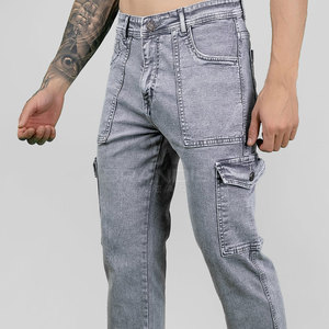 Nouveau produit populaire Pantalon cargo pour homme avec logo personnalisé Pantalon cargo à jambe droite en coton - Product Image 2