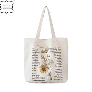 Grand sac fourre-tout en toile de coton personnalisé pour femmes sacs à bandoulière écologiques avec logo imprimé et caractéristique recyclable - Product Image 6