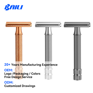 Chống trầy xước ướt Cạo râu an toàn lá chắn lưỡi đầu đôi cạnh an toàn dao cạo - Product Image 3