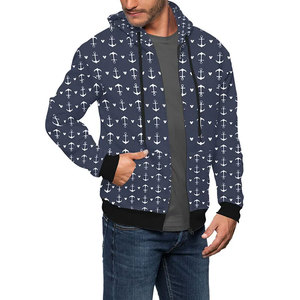 Jersey de manga larga para hombre, sudadera con capucha con estampado DTF a todo color, ropa de gimnasio de algodón 100%, ropa de calle de invierno - Product Image 3