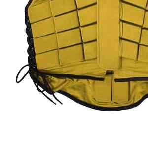 2026 Custom Equestrian Vest Horse Riding <b>Body</b> Protector Yellow Sleeveless Lightweight Neoprene Waistcoat Unisex - Product Image 3