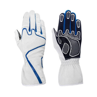Gants de karting respirants sur mesure, vente en gros, manchette longue, gants de course de karting F1 personnalisés pour l'extérieur