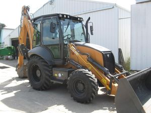 Oferta Especial: Retroexcavadora Case 575N EP 90% Nueva, Original, de Alta Calidad, Retroexcavadora de Ruedas Usada de 8.5 Toneladas - Product Image 3