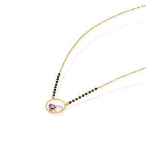 วงแหวนทองคำ Mangalsutra สำหรับเธอ - เครื่องประดับสะสมทางวัฒนธรรม - Product Image 4