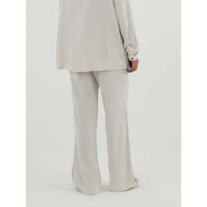MARIO <b>Summer</b> <b>Pant</b> with Wide Leg Mid Waist Comfort Regular Fit Breathable Feature - Product Image 4