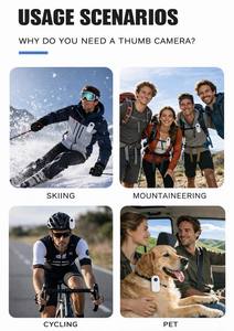 Wholesale Mini Action Recorder Outdoor Travel Cycling Hunting Sports Pet <b>Collar</b> Camera WiFi NFC Beidou Metal - Product Image 2