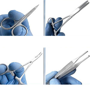 Kit de disección Manual de acero inoxidable, juego de instrumentos para anatomía, biología, medicina veterinaria, estudiantes, Zarnab quirúrgico, 16 Uds. - Product Image 3