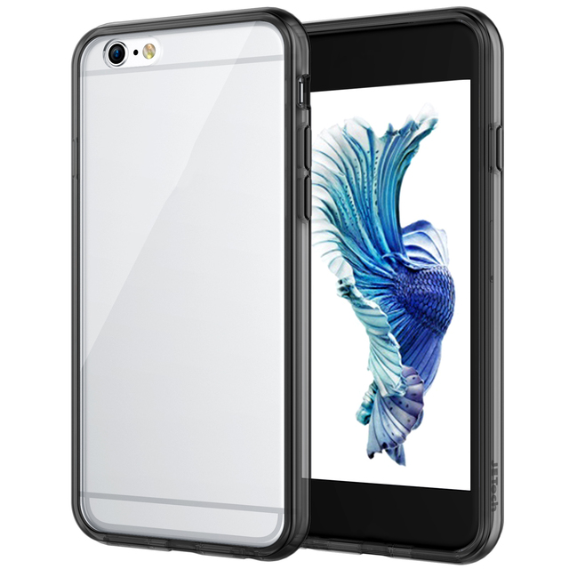 Case for iPhone 6 Plus and iPhone 6s Plus 5.5-Inch, Non-Yellowing Shockproof Phone Bumper Cover, Anti-Scratch Clear Back