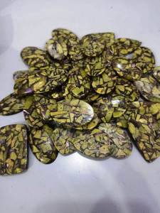 Natural Stichtite Jaspe Cobre Turquesa Piedra preciosa suelta Cabujón Mezcla Forma y tamaño Piedra preciosa natural para uso Fabricación de joyas - Product Image 3