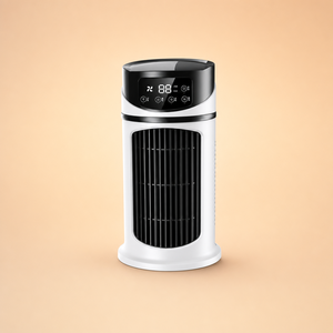 3-in-1 Personal USB Mini Air Cooler Humidifier Fan-Plastic 3 Speeds DC Power Mist Air Purifier 10.1 Fl oz Water Tank for Home - Product Image 1
