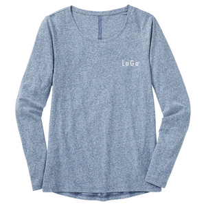 Women's Premium Quality Full Sleeve <b>TShirt</b> OEM Custom Brand Logo Printed Quick Dry Tee Direct From Bangladeshi Supplier - Product Image 1