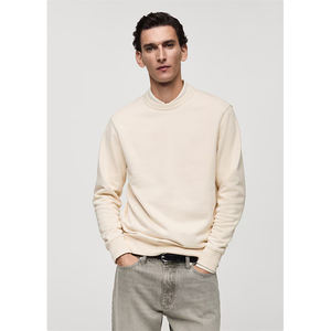 Sweat-shirt surdimensionné à col ras du cou personnalisé en polaire éponge française vierge OEM Sweat-shirt et sweats à capuche de luxe en coton pour hommes - Product Image 1