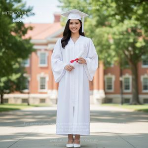 White Commencement Dresses - New Style Graduation Gowns White Commencement Dresses - New Style Graduation Gowns