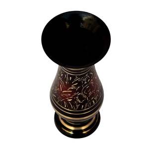 Decoración de boda, jarrones de suelo, soportes altos, florero de Metal para boda, negro, hierro fundido antiguo, latón hecho a mano, espacio de Navidad de lujo - Product Image 3