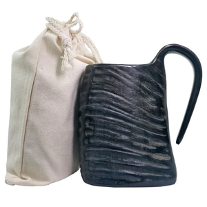 Taza de Cuerno de Búfalo de Agua Sostenible, Tazas de Cuerno Personalizadas para Moscow Mule, para Hotel, Hogar, Bar, Taza de Café - Product Image 6