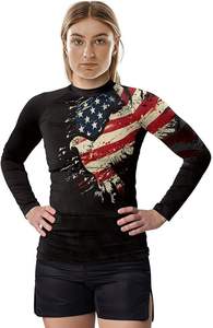 Ensemble de rashguard et de pantalon de compression MMA personnalisable OEM Waseem Impex, 100% polyester, vêtements de compression pour l'entraînement, séchage rapide, arts martiaux - Product Image 5