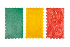 Planche à découper ronde moderne en résine, durable et facile à nettoyer, idéale pour la ferme et la villa, pour servir le fromage et préparer les salades - Product Image 5