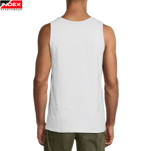 Top Color sólido Logotipo personalizado Diseño Hombres Camiseta sin mangas Multifuncional y sostenible Hombres Precio más bajo Camiseta sin mangas - Product Image 3