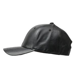 Gorra de camionero de gamuza de 5 paneles ecológica, gorras de béisbol de cuero con logotipo bordado personalizado, ropa de calle para hombres al aire libre - Product Image 3