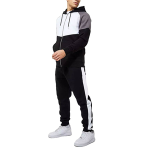 ชุดวอร์มฮู้ดดี้แขนยาวผ้าฟลีซเนื้อนุ่มคุณภาพสูงสำหรับผู้ชาย สไตล์ลำลองสำหรับฤดูหนาว ผลิตจากผ้าฝ้าย 100% - Product Image 1