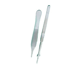 ADSON Kit d'instruments médicaux chirurgicaux 4.75 pouces pince à pansement pointes dentelées poignée de Scalpel #7 en acier inoxydable puissance manuelle MOL - Product Image 3