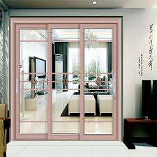 Puerta corrediza de aluminio moderna con malla de acero inoxidable resistente para una protección del hogar segura y elegante - Product Image 5