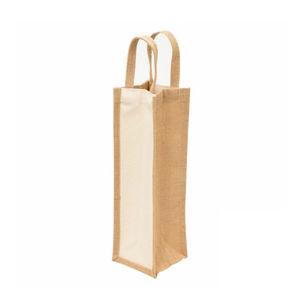 Bolsa de yute para fiesta, bolsa de regalo de boda, bolsa individual promocional de yute, bolsa de compras de botellas de vino, disponible en BD, superventas - Product Image 5