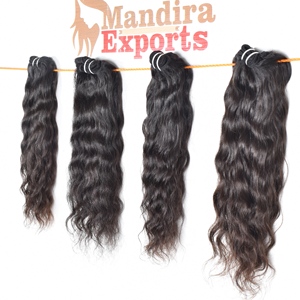 Vente en gros 100% cheveux humains vietnamiens à double trame alignés sur des cuticules non transformées paquets de cheveux bruts de couleur naturelle ondulés bon marché - Product Image 4