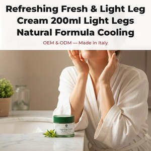 Crème pour les jambes RedMoringa Light Legs 200ml Formule naturelle Rafraîchissante Éclaircissante OEM Marque privée Italie - Product Image 2
