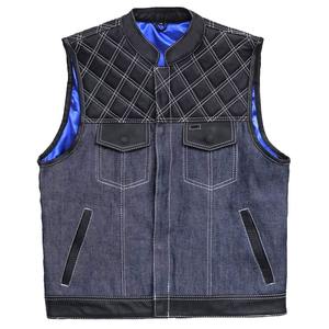 Gilet en cuir 100% de haute qualité pour hommes, nouveau design, haut réversible, vêtements d'extérieur pour l'hiver, tissu en toile respirant - Product Image 1